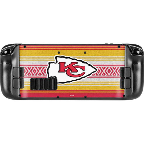 NFL Kansas City Chiefs Trailblazer Steam Deck Handheld Gaming Computer Skin